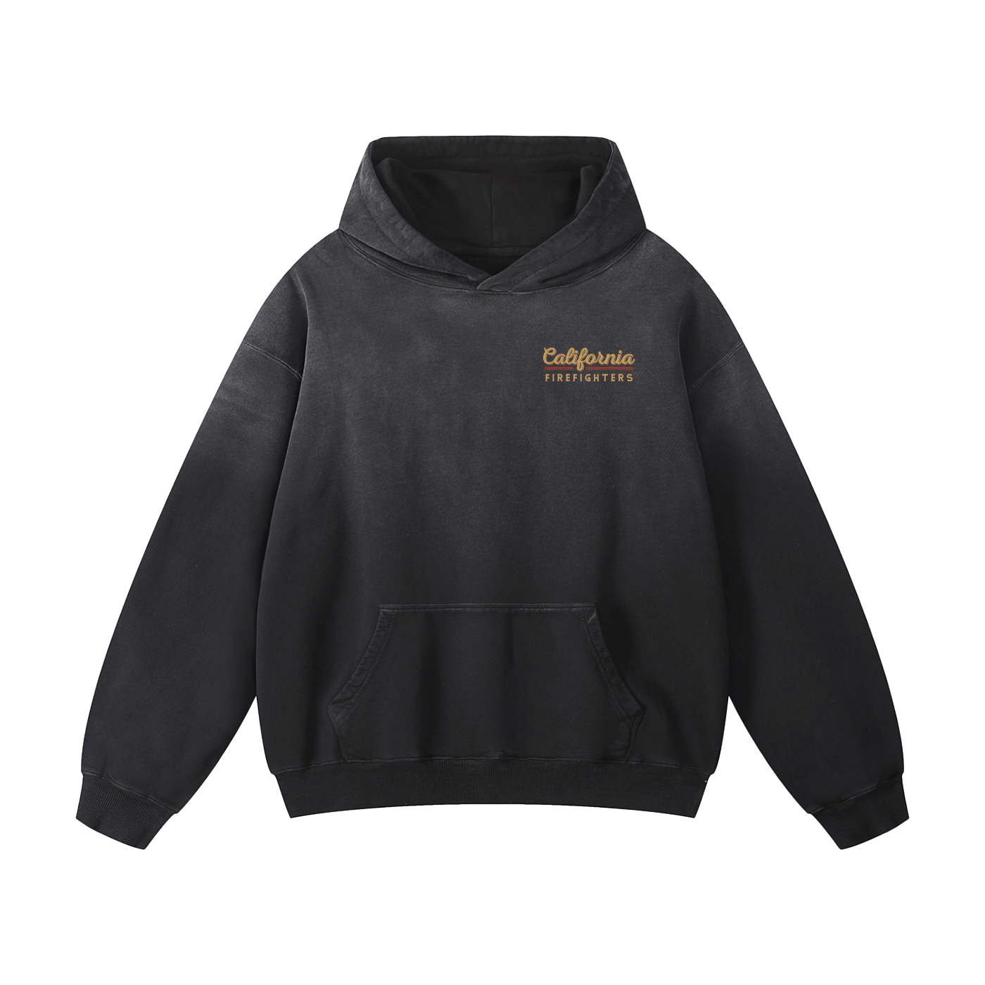 CA Firefighter Heavyweight Sunfade Oversized Hoodie
