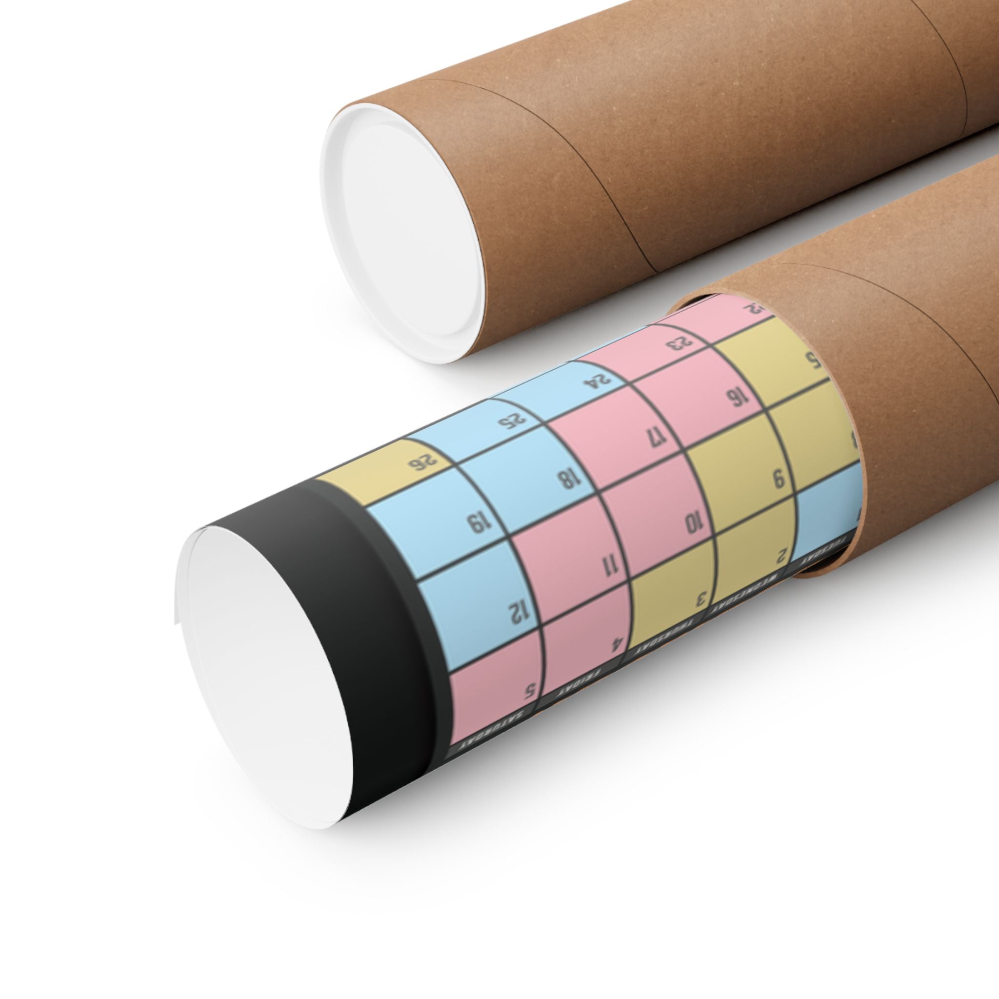 2026 Calendar Poster — Colored for the 48/96 Shift