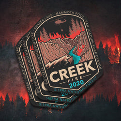CREEK Fire Sticker - 3-Pack
