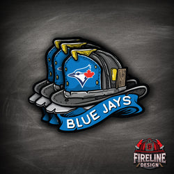 MLB Fire Helmet Sticker - 3 PACK