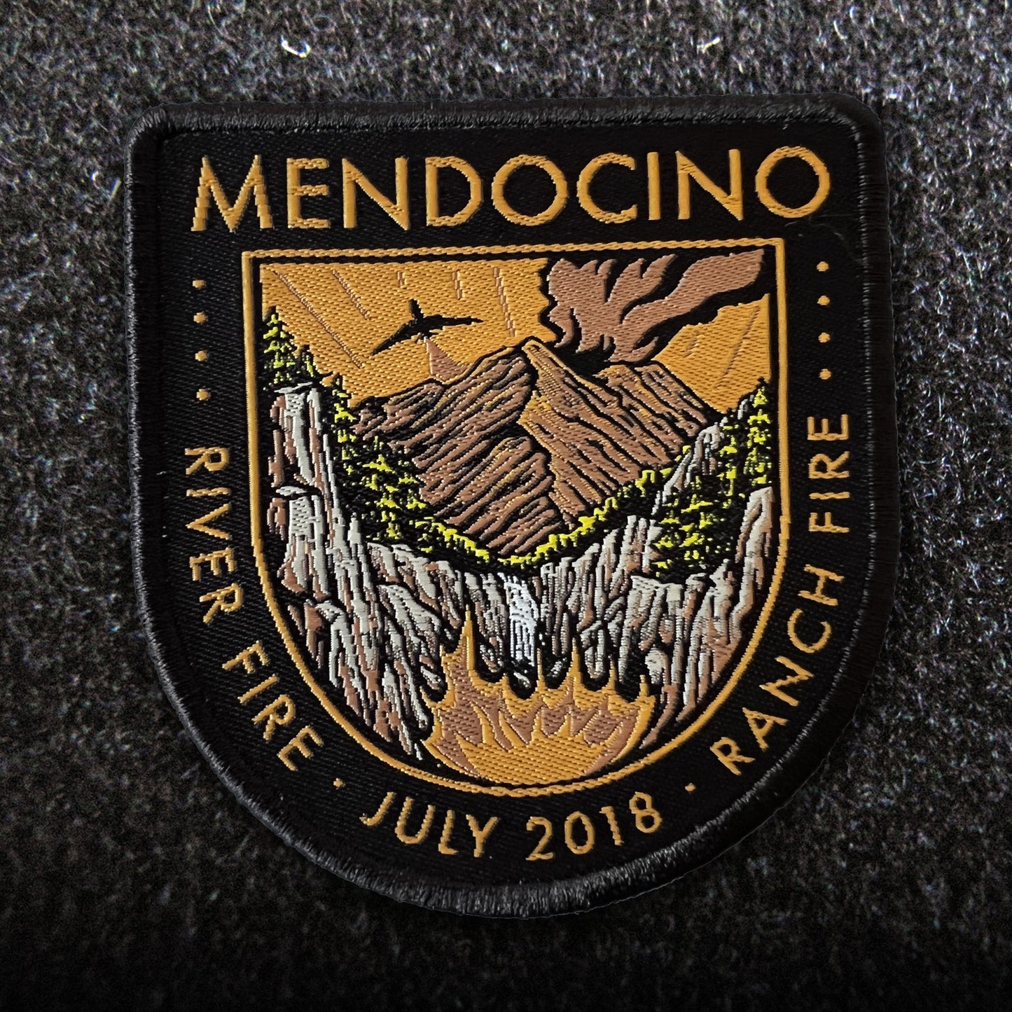MENDOCINO Fire Patch