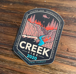 CREEK Fire Sticker - 3-Pack