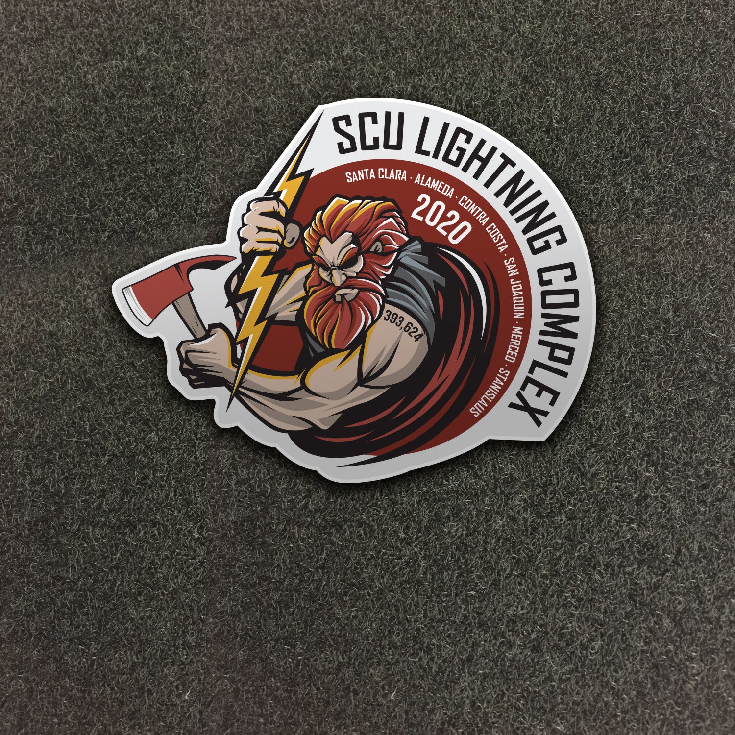 SCU LIGHTING COMPLEX FIRE Sticker – Fireline Design
