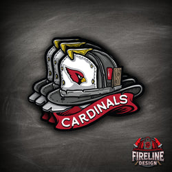NFL Fire Helmet Sticker - 3 PACK