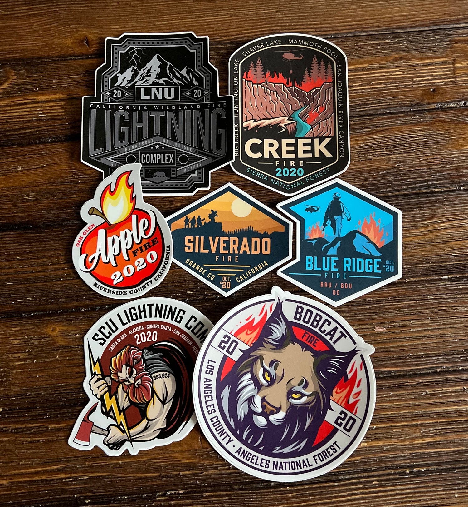 2020 FIRE STICKERS - BUNDLE