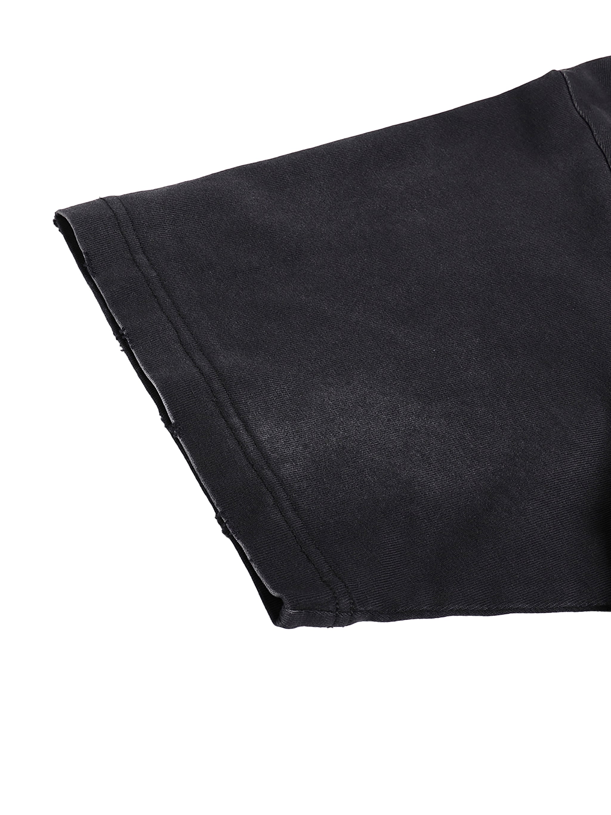 HUSTLE Vintage Washed Hand-Frayed T-Shirt