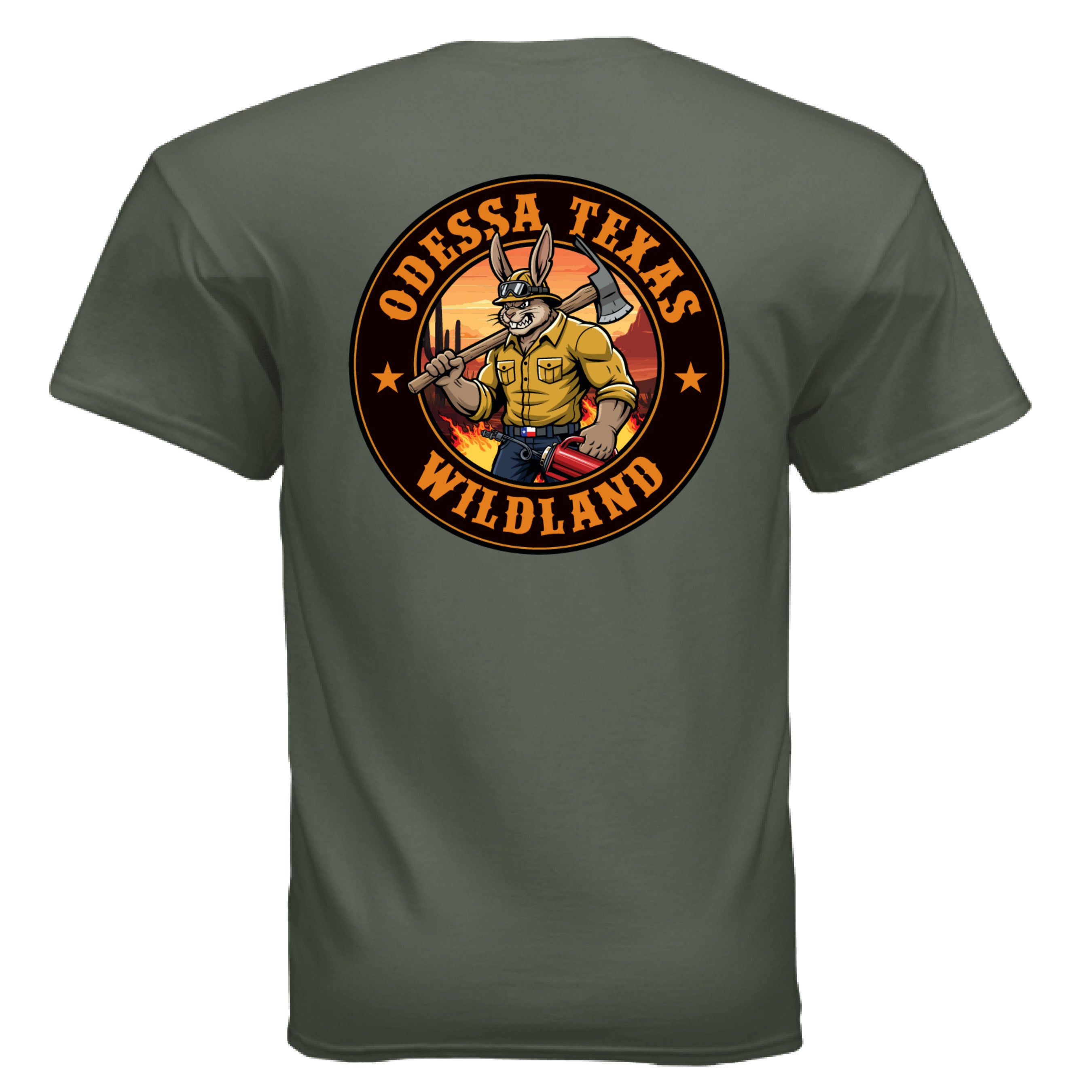 MILITARY GREEN - BACK