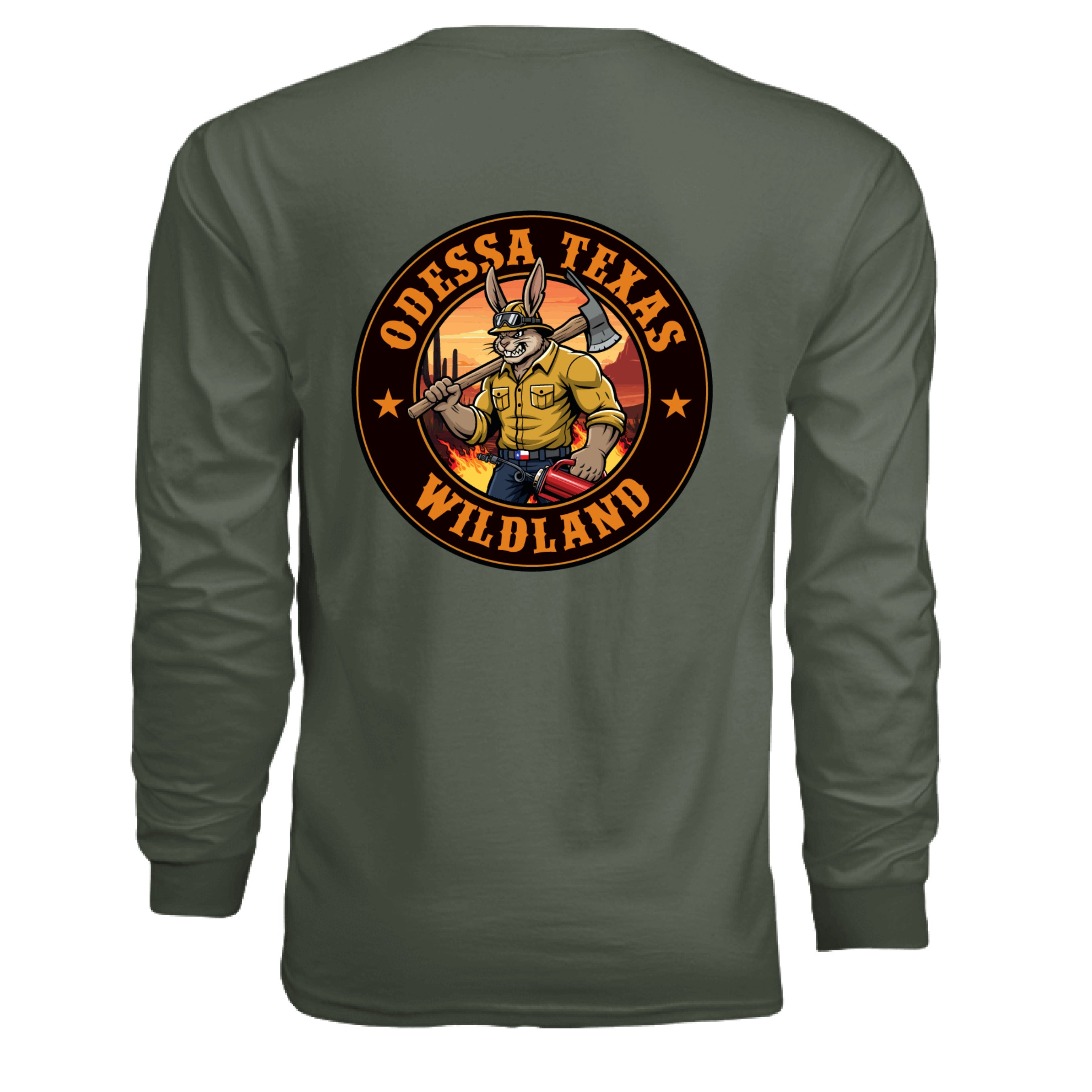 MILITARY GREEN - BACK