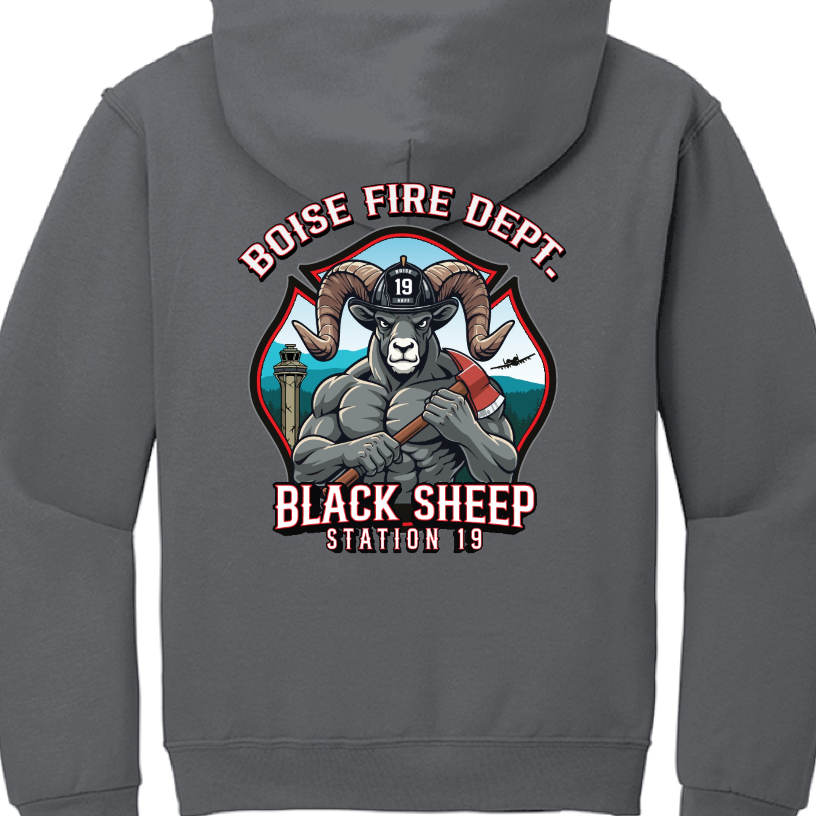 CHARCOAL GREY - BACK