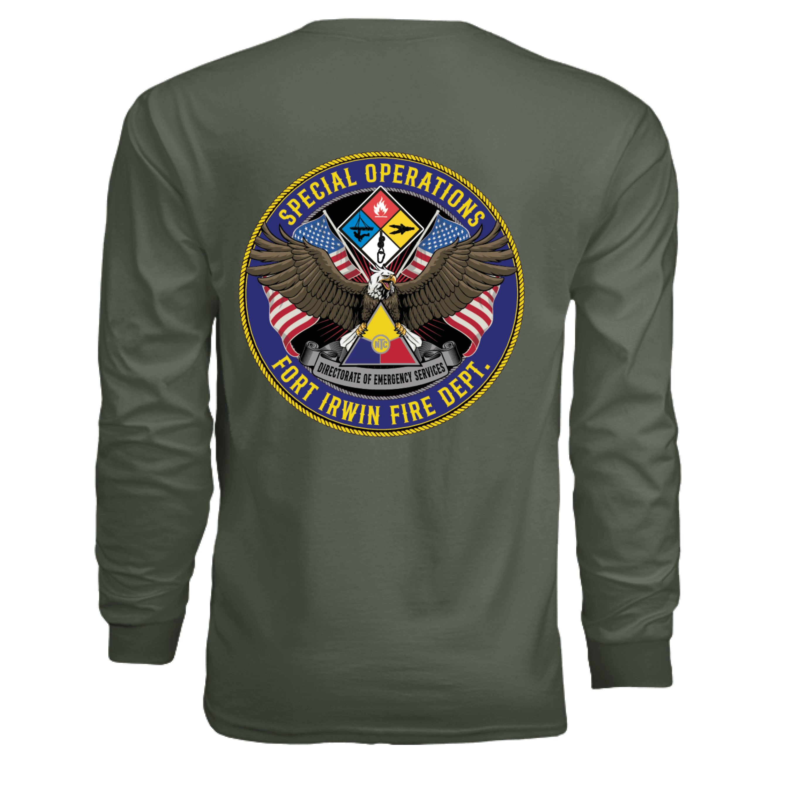 MILITARY GREEN - BACK